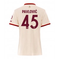 Bayern Munich Aleksandar Pavlovic #45 Tredjeställ Dam 2024-25 Kortärmad